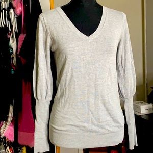 French Connection Gray V neck sweater